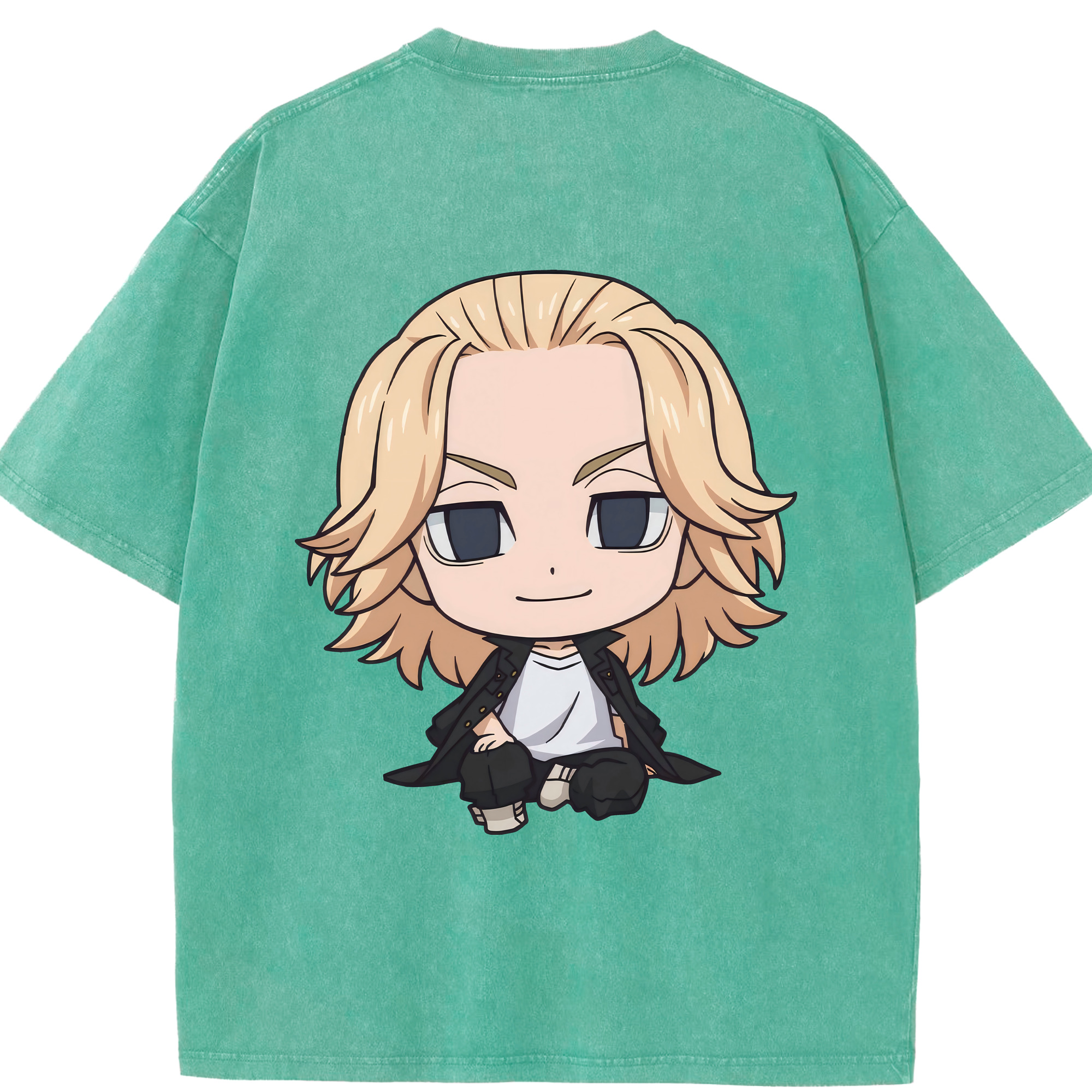 （画像用） 東京リベンジャーズ Tokyo Revengers 綿100% ヴィンテージ風 半袖Tシャツ（背面プリント）